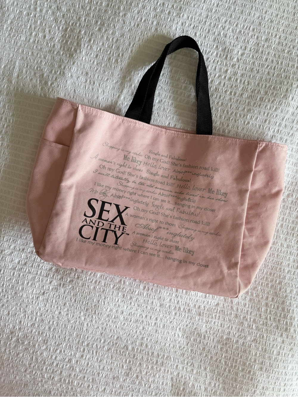 2009 Pink 'Sex and the City' Tote Bag